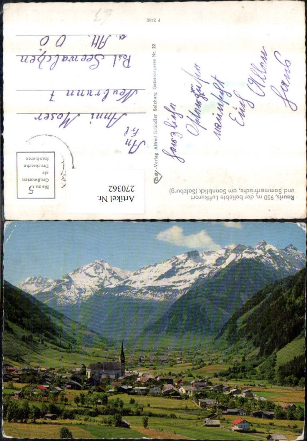 270362,Rauris Totale Bergkulisse