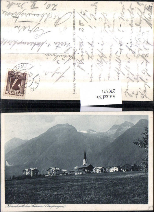 270371,Krimml Totale m. d. Seekaar im Oberpinzgau Bergkulisse