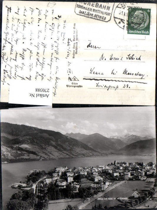 270388,Zell am See Totale mit d. Tauern Bergkulisse
