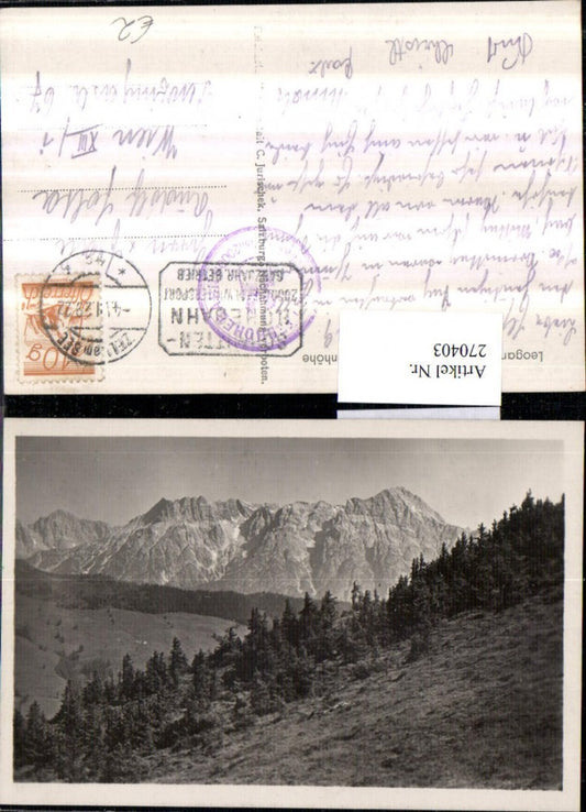 270403,Leoganger Steinberge von d. Schmittenhöhe Bergkulisse b. Zell am See