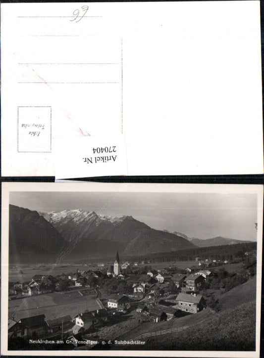 270404,Neukirchen am Großvenediger Totale geg. d. Sulzbachtäler Bergkulisse
