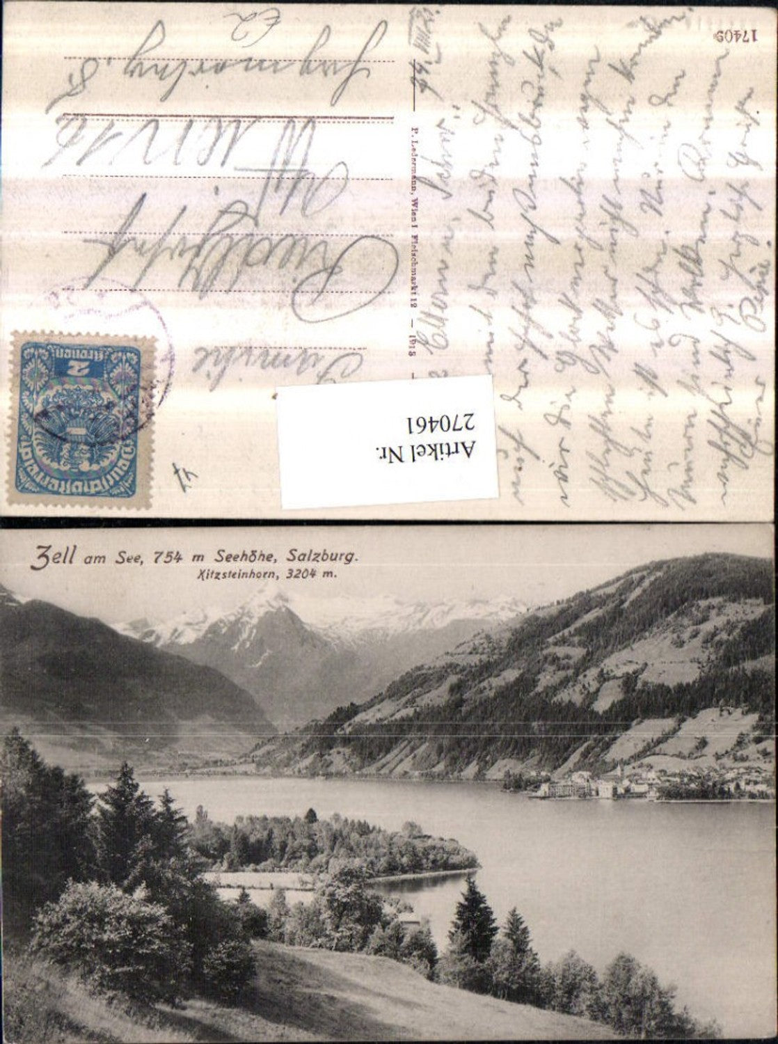 270461,Zell am See m. Kitzsteinhorn Bergkulisse