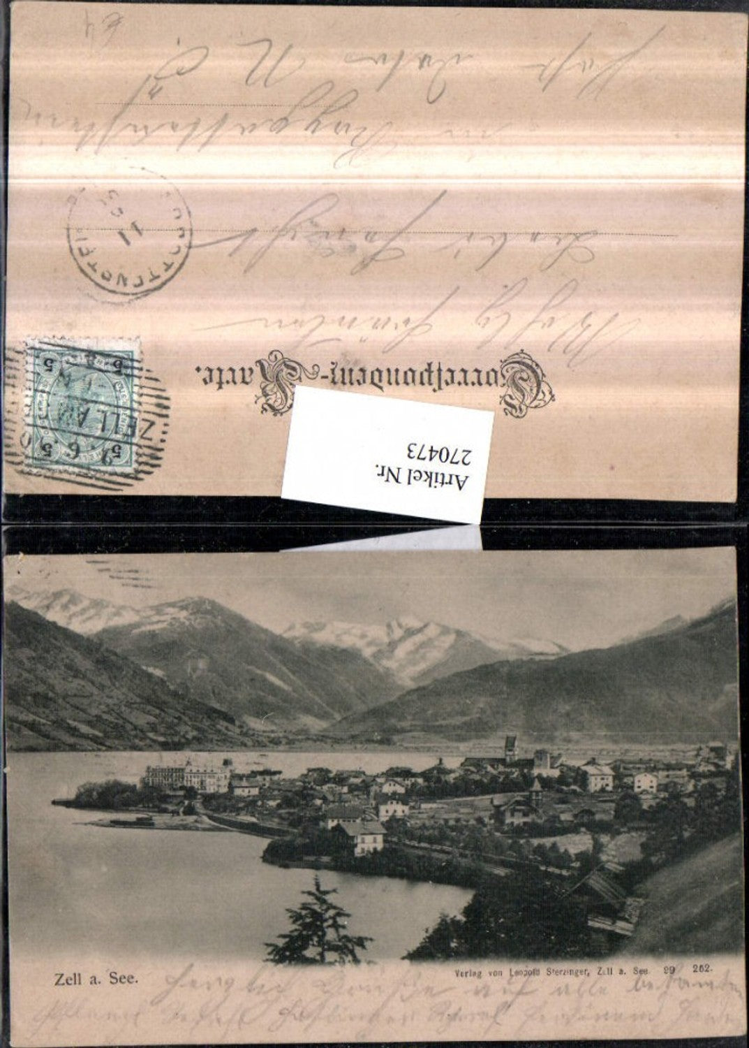 270473,Zell am See Totale geg. d. Tauern Bergkulisse