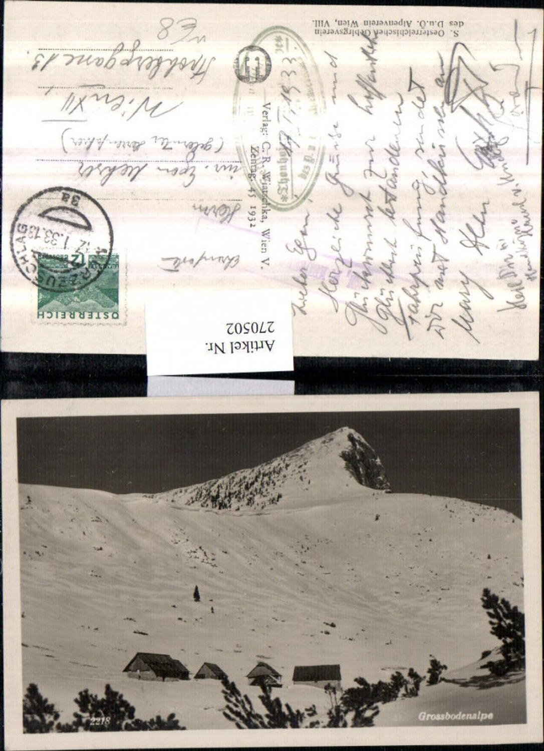 Alte Ansichtskarte – Old Postcard