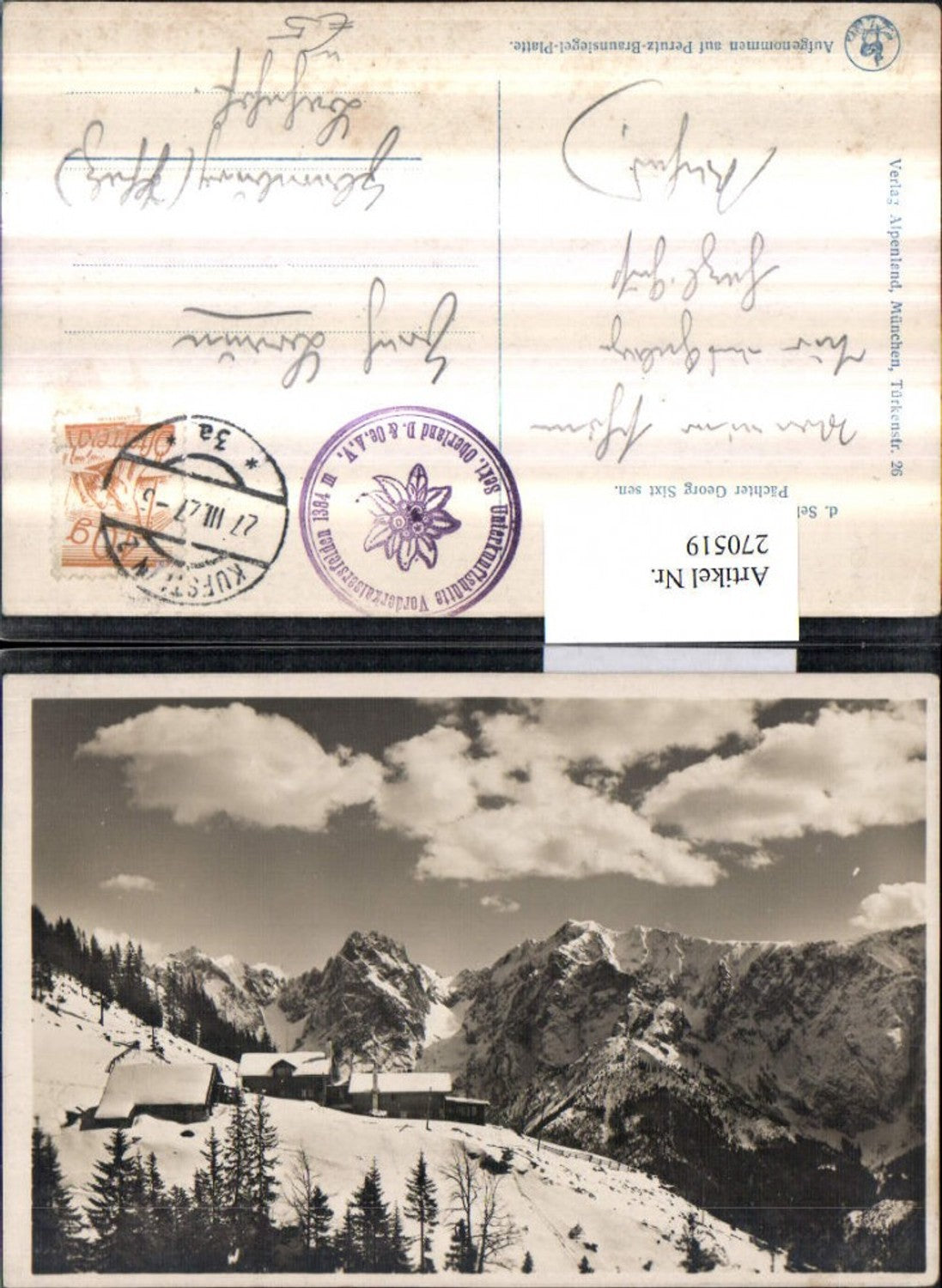 Alte Ansichtskarte – Old Postcard