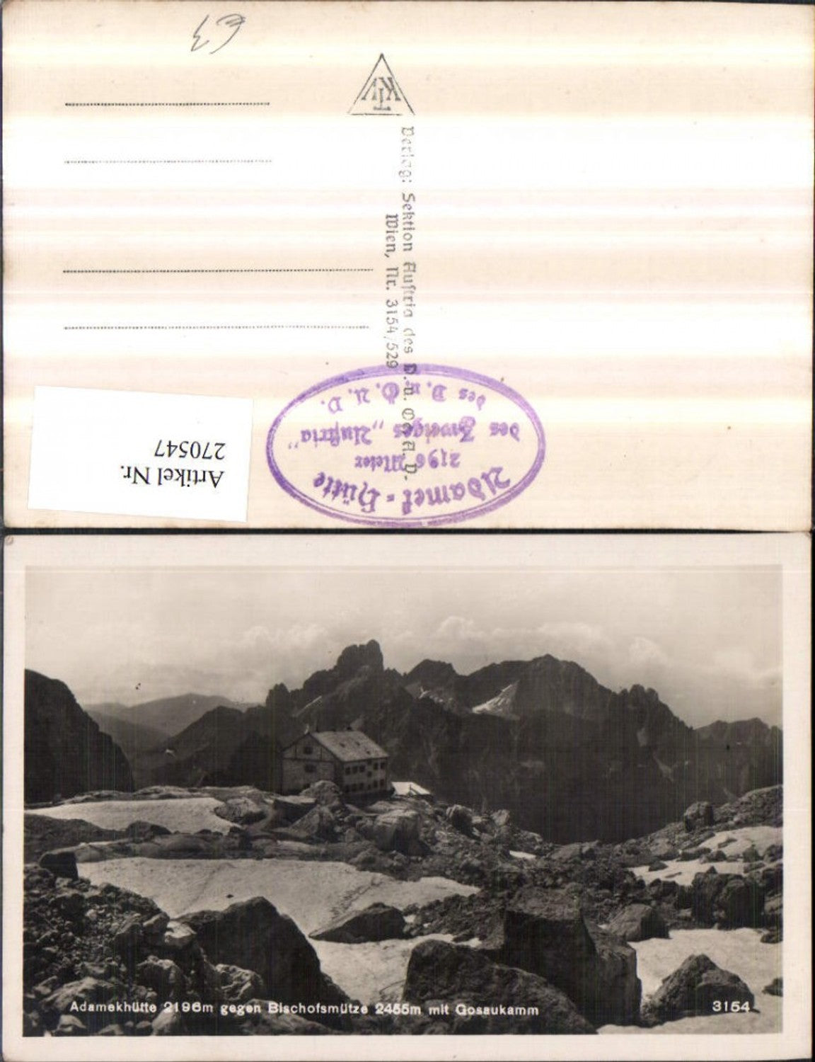 Alte Ansichtskarte – Old Postcard