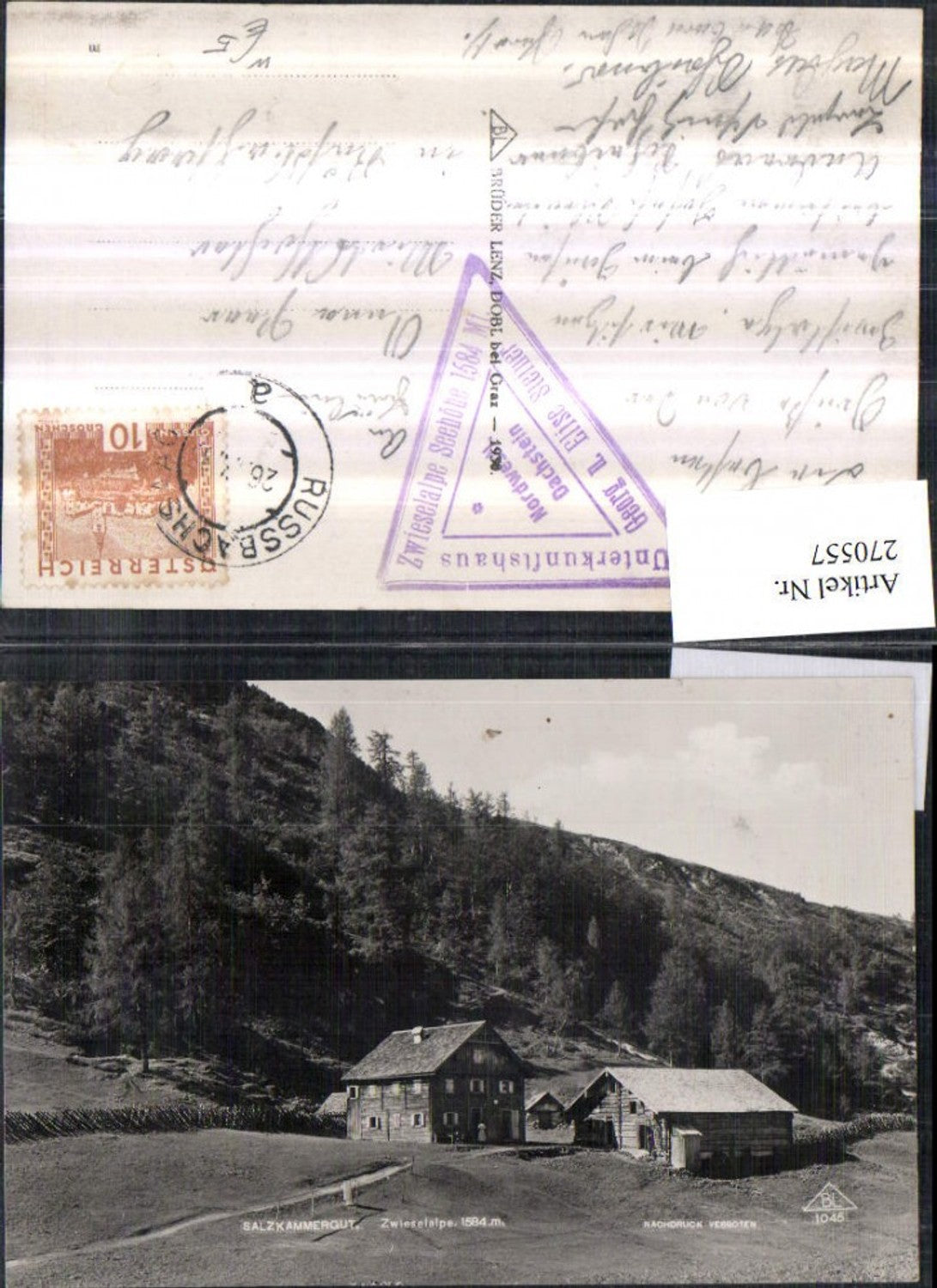 Alte Ansichtskarte – Old Postcard