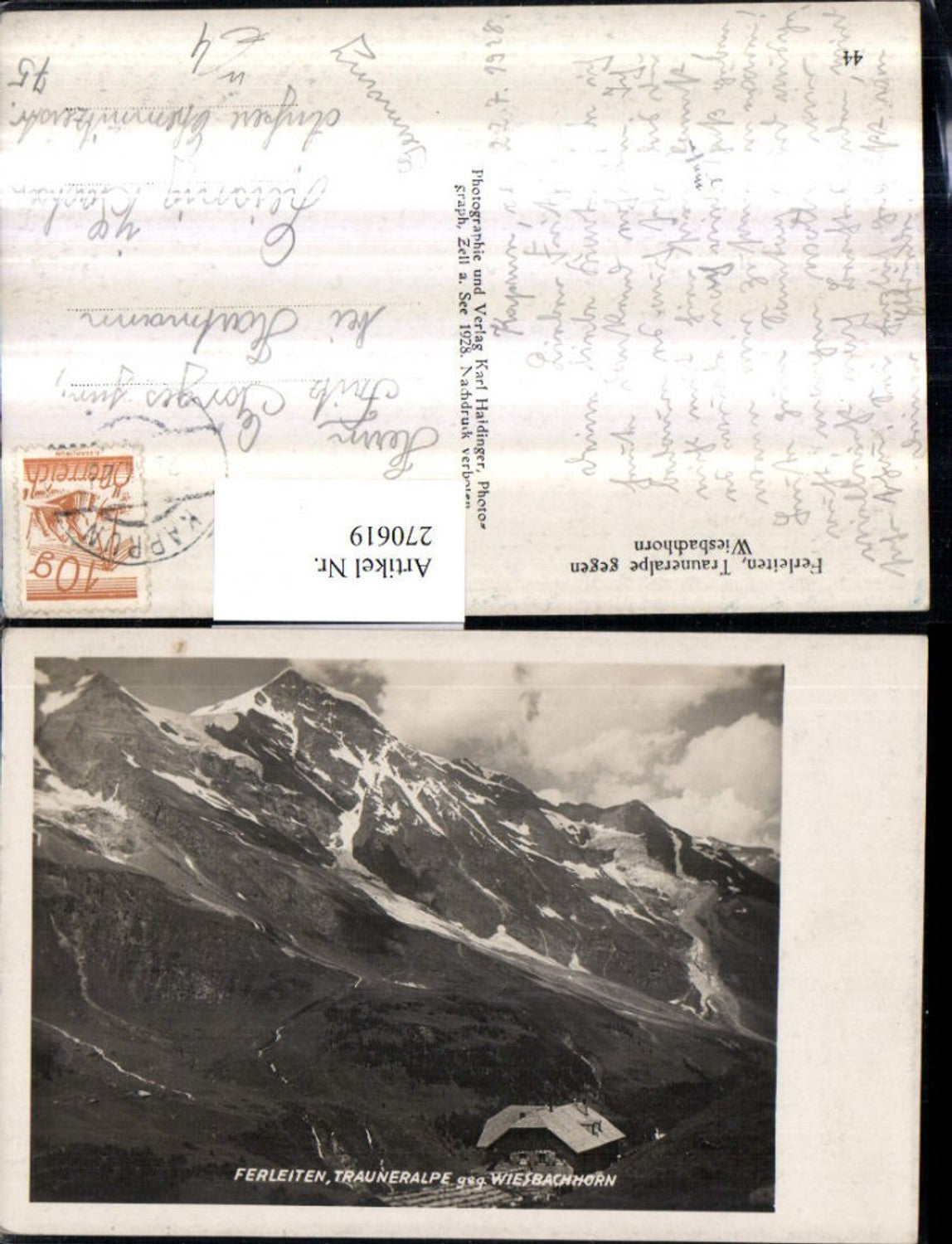 Alte Ansichtskarte – Old Postcard