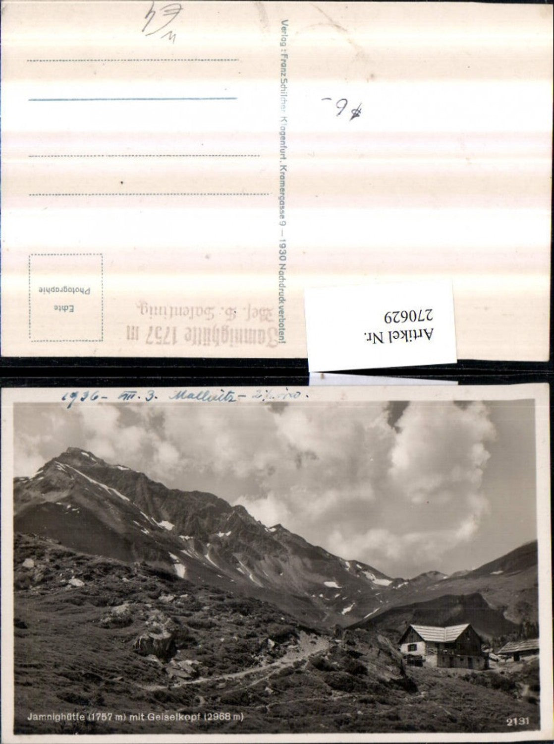 Alte Ansichtskarte – Old Postcard