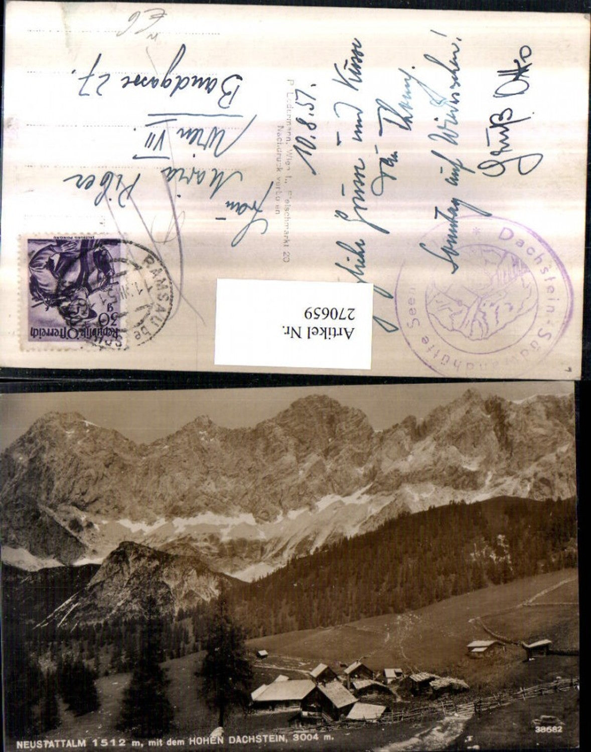 Alte Ansichtskarte – Old Postcard