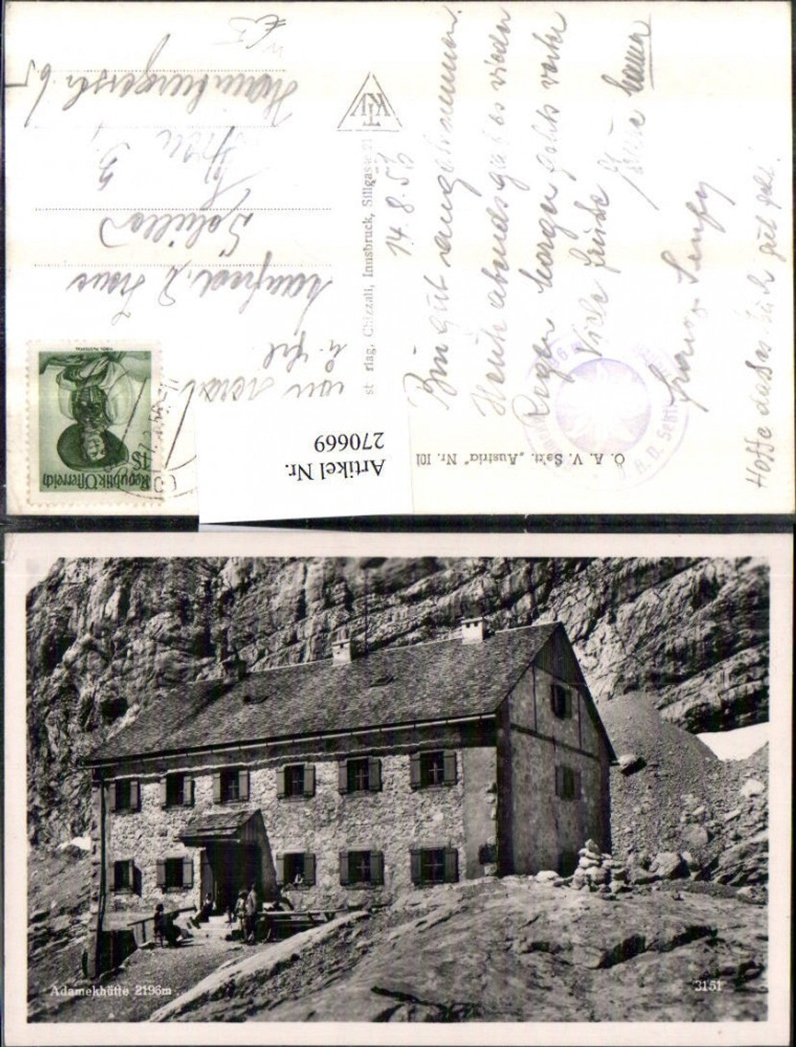 Alte Ansichtskarte – Old Postcard