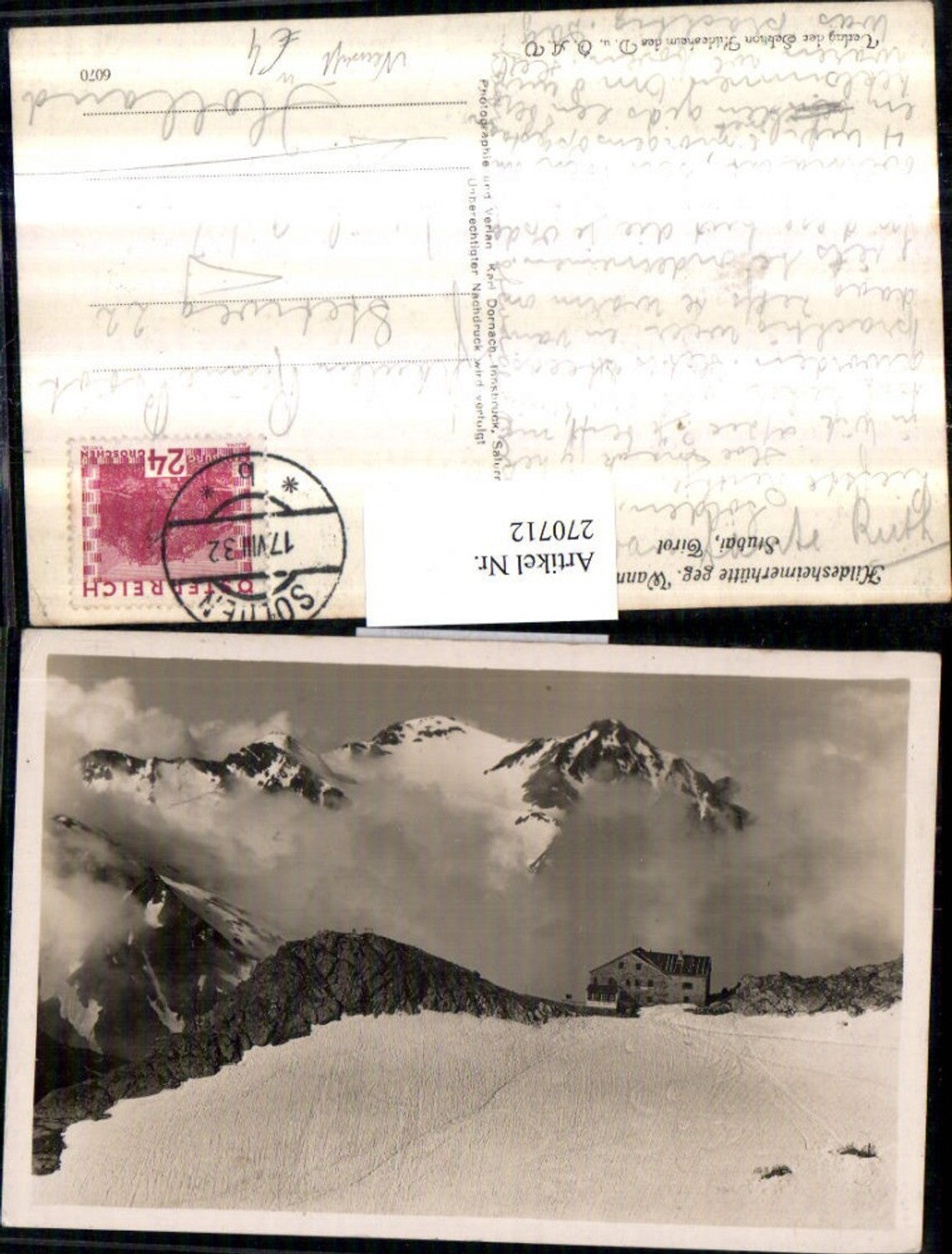 Alte Ansichtskarte – Old Postcard