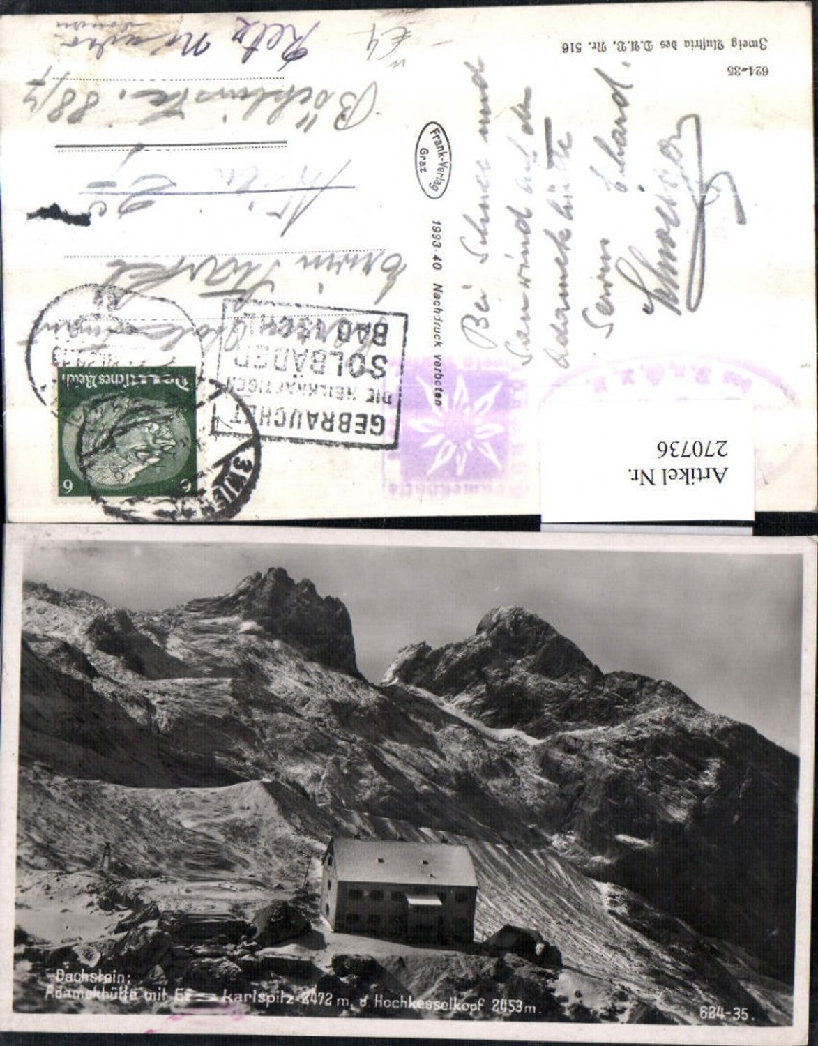 Alte Ansichtskarte – Old Postcard