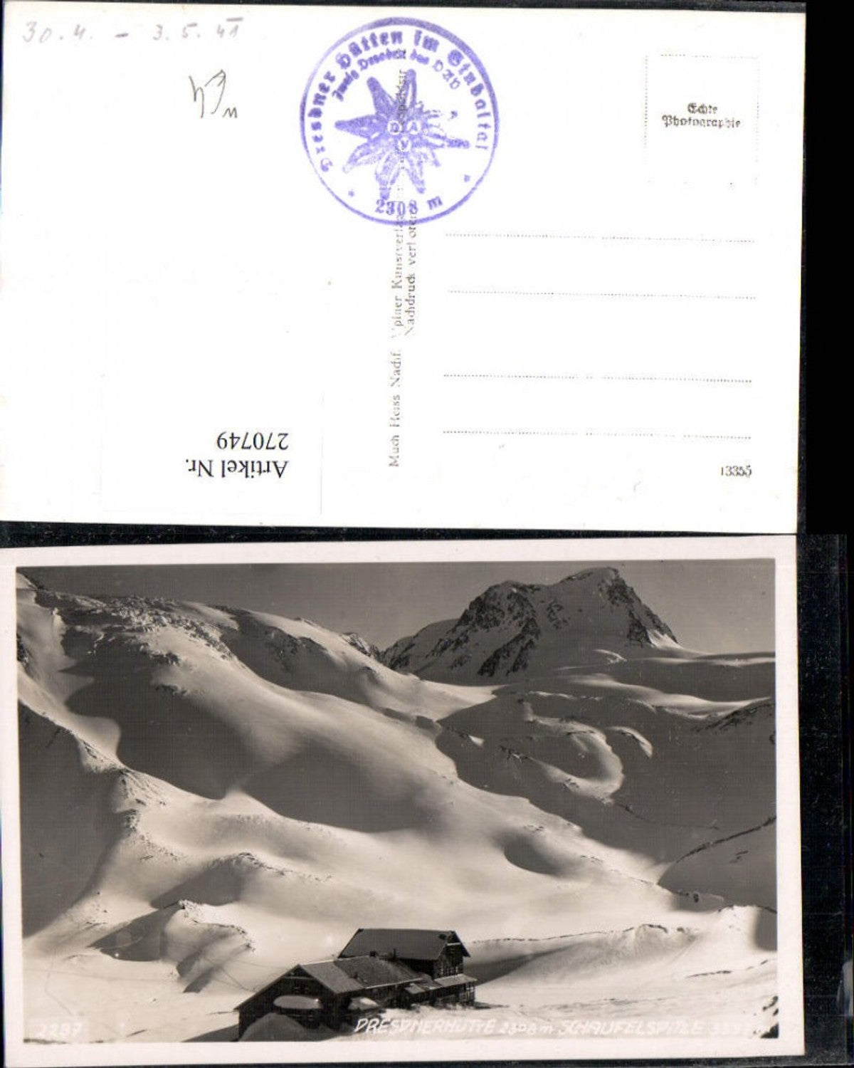 Alte Ansichtskarte – Old Postcard