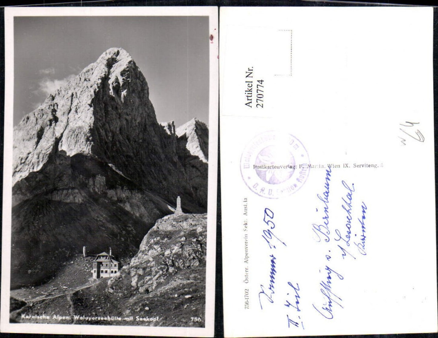 Alte Ansichtskarte – Old Postcard