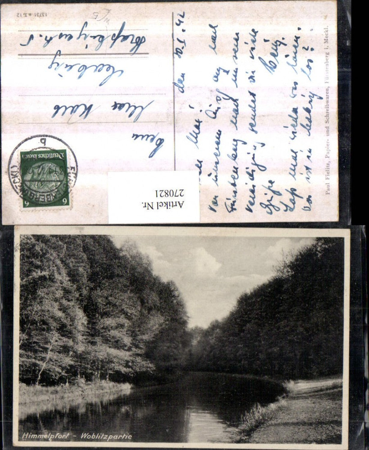 270821,Himmelpfort b. Fürstenberg Woblitzpartie Fluss Partie