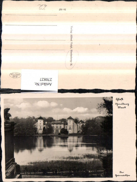 270827,Schloss Rheinsberg in d. Mark