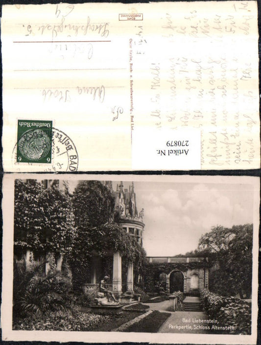 270879, Bad Liebenstein Park area Altenstein Castle
