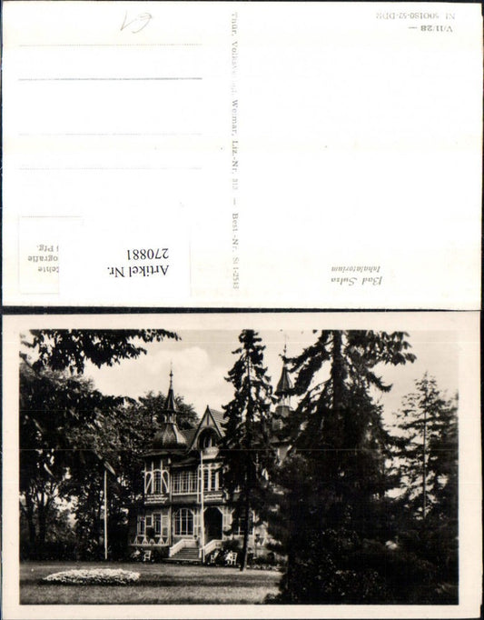 270881, Bad Sulza Inhalatorium Building