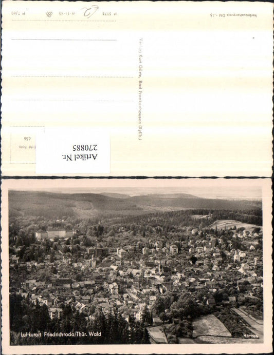 270885, Friedrichroda in the Thuringian Forest (Total view)