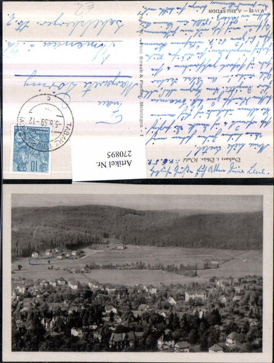 270895, Tabarz in the Thuringian Forest (Total view)
