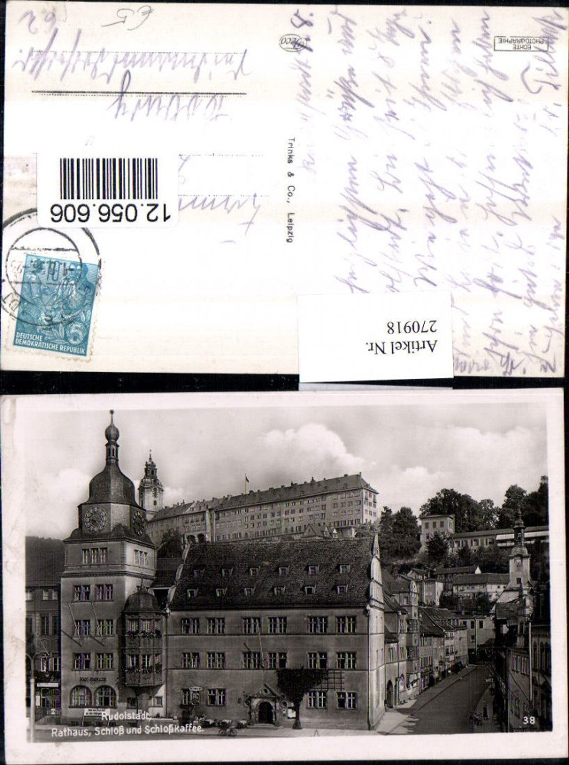 270918, Rudolstadt Town Hall, Castle and Castle Café