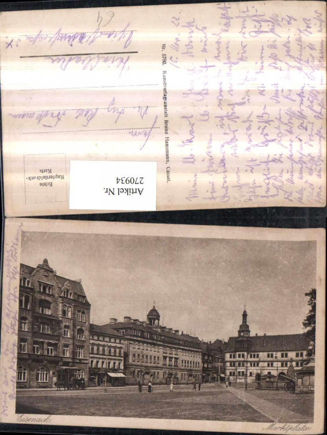270934, Eisenach Market Square Street View