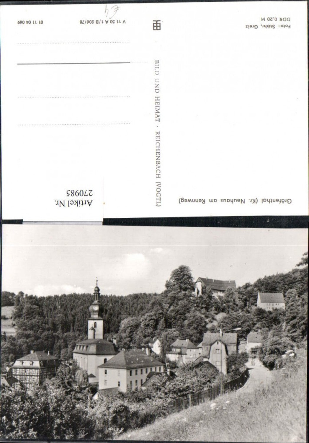 270985, Gräfenthal Partial view of church