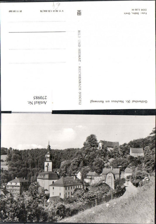 270985,Gräfenthal Teilansicht Kirche