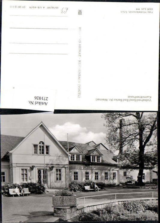 271026, Bad Berka Kurmittelhaus