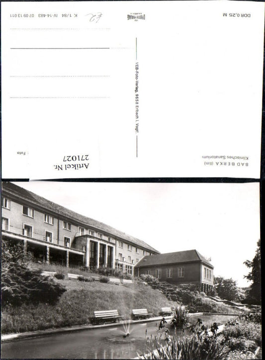 271027, Bad Berka Clinical Sanatorium