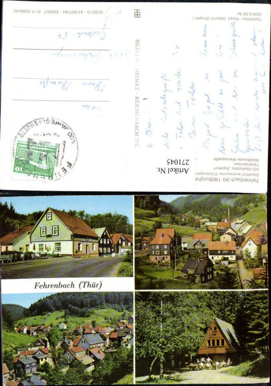 271045, Fehrenbach Total HO-Gaststätte Rasthof Waldbaude Werraquelle Multiview map