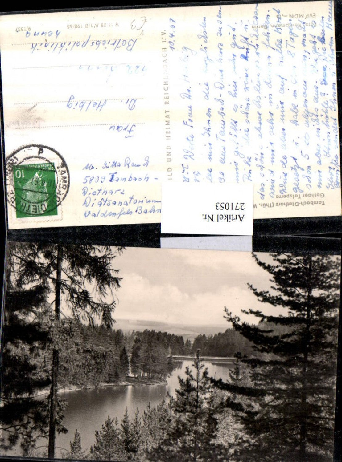 271053,Tambach-Dietharz im Thüringer Wald Gothaer-Talsperrre pub VEB