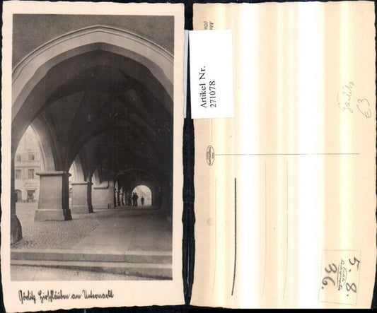 271078,Görlitz Hirschlauben Arkaden am Untermarkt