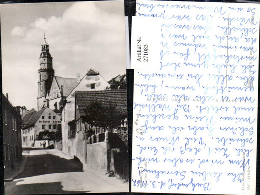271083,Kamenz Pulsnitzer-Straße Straßenansicht Tuchhaus Körner