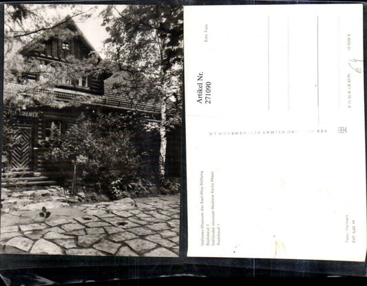 271090,Radebeul Indianer-Museum d. Karl-May-Stiftung