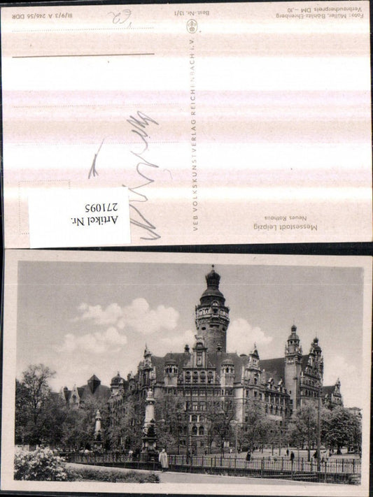 271095,Leipzig Rathaus pub VEB 13/1