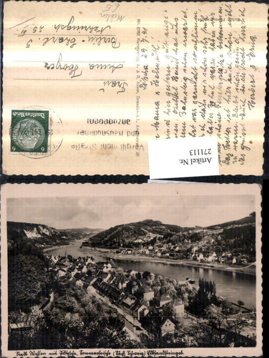 271113,Wehlen m. Pötzscha Totale