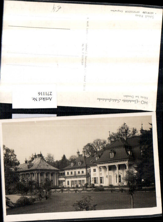 271116,Pillnitz b. Dresden HO-Gaststätte Schlossschänke
