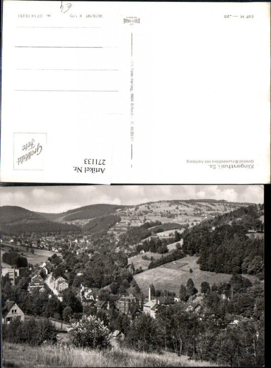 271133,Klingenthal in Sachsen Brunndöbra m. Aschberg Totale