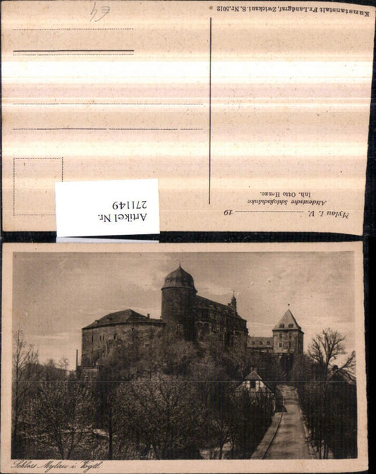 271149,Schloss Mylau im Vogtland