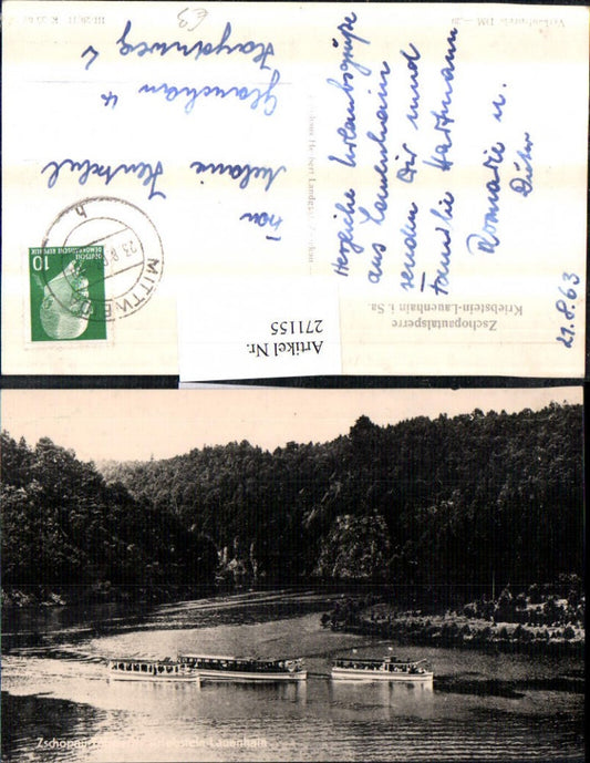 271155,Zschopautalsperre Kriebstein-Lauenhain in Sachsen Boote