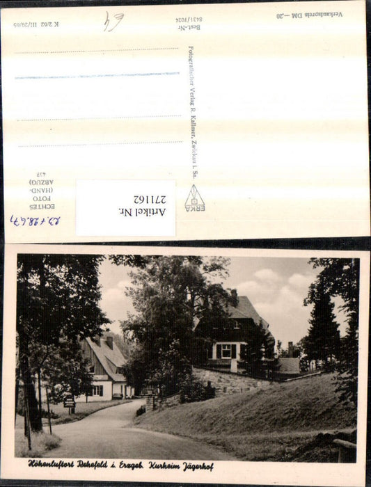 271162,Rehefeld im Erzgebirge Kurheim Jägerhof
