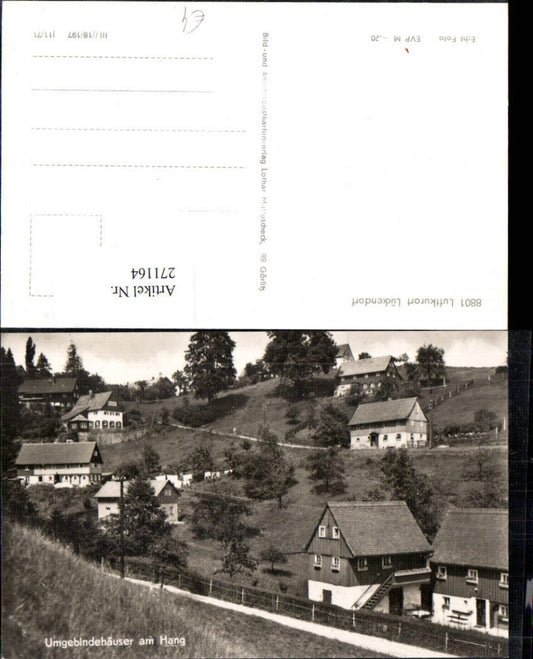271164,Lückendorf Umgebindehäuser am Hang