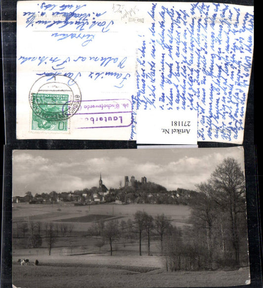 271181,Stolpen in Sachsen Totale Bahnpost Lauterbach über Bischofswerda