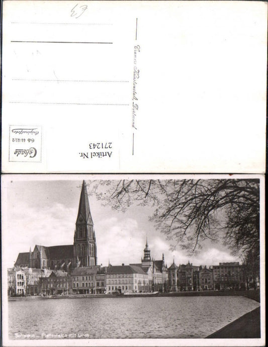 271243,Schwerin Pfaffenteich m. Dom