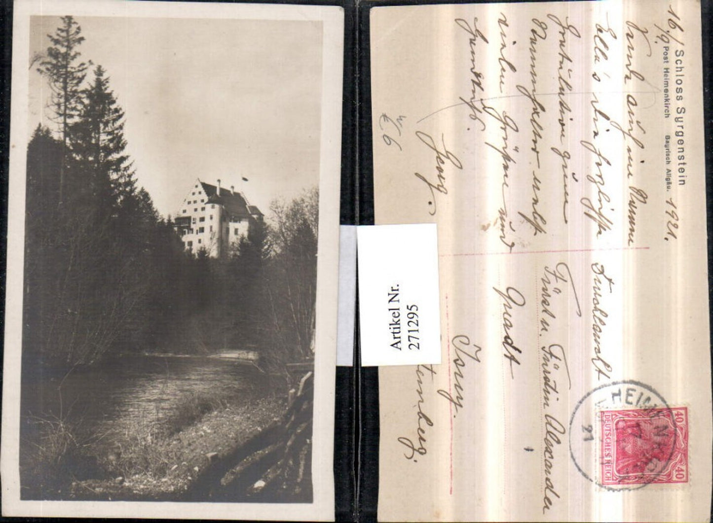 271295,Schloss Syrgenstein b. Heimenkirch Partie