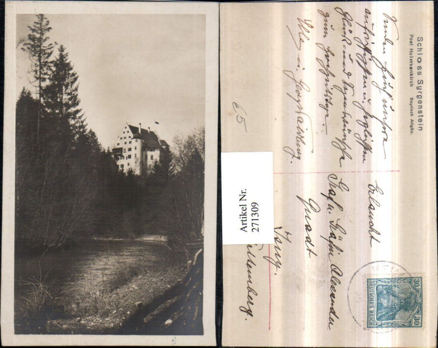271309,Schloss Syrgenstein b. Heimenkirch Partie