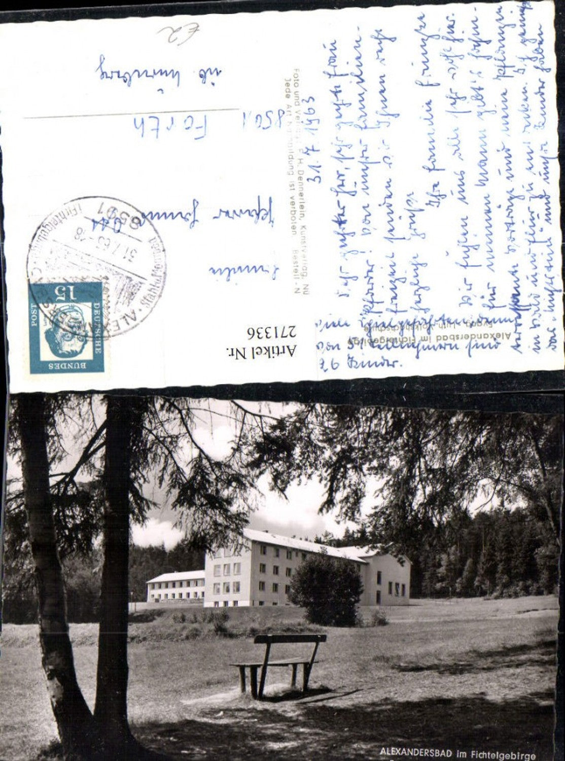 271336,Alexandersbad im Fichtelgebirge Evangelische lutherische Volkshochschule
