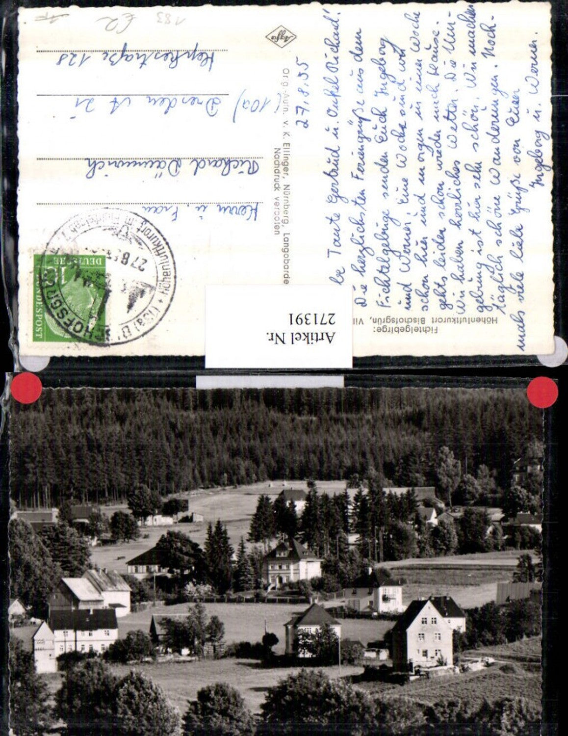 271391,Fichtelgebirge Bischofsgrün Villen